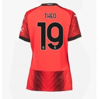 Koszulka piłkarska AC Milan Theo Hernandez #19 Strój Domowy dla kobiety 2023-24 tanio Krótki Rękaw